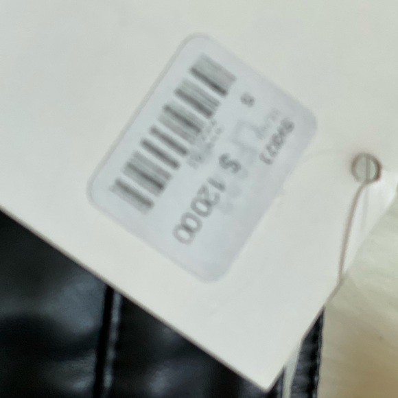 SEEK THE LABEL FAUX LEATHER & SUEDE MINI SKIRT - Picture 5 of 7